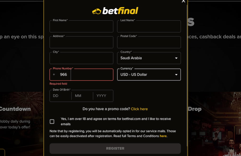 betfinal-registration-saudi-arabia-step-2